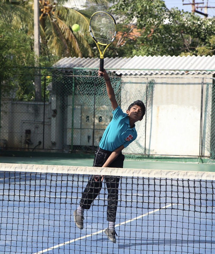 GISN-Tennis GISN student playing Tennis
