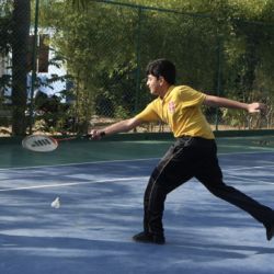 IB Kids Playing Badminton