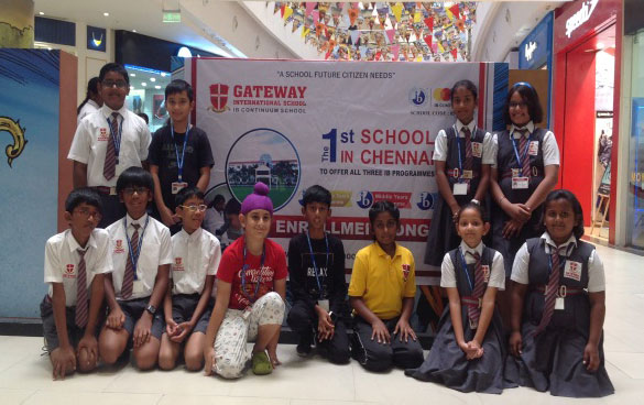 c1 IB Kids Involved in Community Service